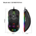 Hollow Hole RGB Gaming Mouse with Luminous LED Light for Office & PC Use