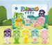 Paired Toy Hand Puppet Rainbow Color Family Cognitive Children's Puzzle Assembly Toys