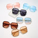 Square Sunglasses Gradient Trend UV Protection Women's Shades