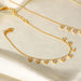 18K Gold-Plated Stainless Steel Classic Chain Bracelet for Women