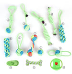 Pet Dog Cotton Rope Toy Tooth Grinding and Cleaning Bite Rope Set