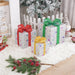 Festive Christmas Gift Box Set of 3 Decorative Indoor Lights for Holidays