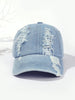 Vintage Washed Baseball Cap – Distressed Denim Sports Hat for Men and Women