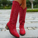 Point Toe Block Heel Boots for Women – Elegant Ankle Design