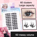 Sunflower Comics Thick Natural Look False Eyelashes in Segmented Layers