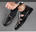 Men’s PU Leather Stylish Buckle Shoes for Casual or Semi-Formal Wear