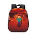 Teenager Minecraft Cartoon Backpack – Cool School Bag for Boys