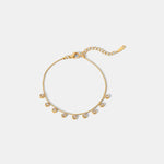 18K Gold-Plated Stainless Steel Classic Chain Bracelet for Women