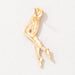 Funny Leg Stud Earrings Women's Attractive Gold Alloy Jewelry