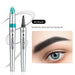 Eyebrow Tattoo Pen Waterproof Fork Tip Liquid Ink for Perfect Brows