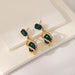 Light Luxury Creative Fashionable Emerald Women's Earrings Jewelry