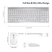 Advanced 2.4G Wireless Keyboard and Mouse Kit with Compact Design for Efficient Typing and Navigation