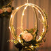 Bamboo Ring Wedding Decor Round Dreamcatcher Hanging Light Room Home Decoration
