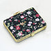 Mini Makeup Compact Pocket Floral Mirror Portable Two-Side Folding Blob Mirror