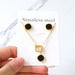 Stainless Steel Trendy Jewelry Women's Pendant Necklace Earrings