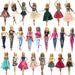 Barbie Doll Outfits Wear Casual Dress Shirt Skirt Toy Doll Clothes