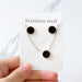 Stainless Steel Trendy Jewelry Women's Pendant Necklace Earrings