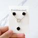 Stainless Steel Trendy Jewelry Women's Pendant Necklace Earrings