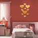 10Pcs/Set Blob Mirrors Delicate Acrylic Wall Sticker Decorative Love Mirrors
