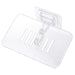 Wall Mounted Double Layer Self Adhesive Soap Holder Kitchen Bathroom Accessories