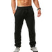 Men's Cotton Linen Pants Solid Color Breathable Linen Trousers