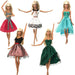 Barbie Doll Outfits Wear Casual Dress Shirt Skirt Toy Doll Clothes