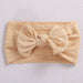 Baby Headband Girls Boys Elastic Knit Children Turban Baby Bows Headwear