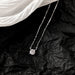 Trendy Sterling Silver AAA Zircon Pendant Necklace Women Fashion Fine Jewelry