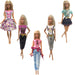 Barbie Doll Outfits Wear Casual Dress Shirt Skirt Toy Doll Clothes