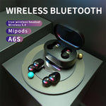 A6S True Wireless Bluetooth Earphones with Noise Cancellation & Long Battery