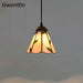 Tiffany Pendant Lights Mediterranean Loft Home Decor Glass Hanging Lamp