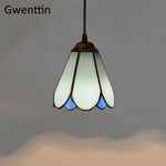 Tiffany Pendant Lights Mediterranean Loft Home Decor Glass Hanging Lamp