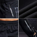 Men's Fashion Zipper Pants Training Joggings Fitness Sports Pants