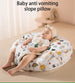 Safe Pillow Baby Anti-Vomiting Slope Pillow For Feeding And Anti-Overflow Support