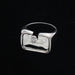 Unique Design Notch Crushed Zircon Rings Men Women Creative Fashion Jewelry