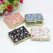 Mini Makeup Compact Pocket Floral Mirror Portable Two-Side Folding Blob Mirror