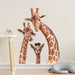 Cute Giraffe Family Wall Stickers Bedroom Living Room Wall Decor Stickers