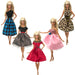 Barbie Doll Outfits Wear Casual Dress Shirt Skirt Toy Doll Clothes
