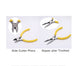 Multifunctional Hand Tools Jewelry Pliers Equipment Round Nose End Cutting Wire Pliers