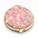Mini Makeup Compact Pocket Floral Mirror Portable Two-Side Folding Blob Mirror