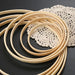 Bamboo Ring Wedding Decor Round Dreamcatcher Hanging Light Room Home Decoration