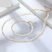 Natural Freshwater Pearl Choker Necklace Women Link Chain Necklac Jewelry