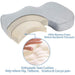 Cushion Slow Rebound Waist Support Set Home Office Health Care Chair Pad Cushion