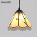 Tiffany Pendant Lights Mediterranean Loft Home Decor Glass Hanging Lamp