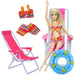 Swimming Rings Swimsuits Bikini Slipper Chair Barbie Doll Accessories Toy