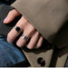 Sterling Silver Rings Women's Resizable Handmade Black Stone Fine Ring Jewelry