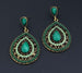 Long Ethnic Luxury Dangle Vintage Earrings Women's Wedding Jewelry