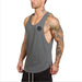 Gym Clothing Cotton Singlets Bodybuilding Tank Top Men's Fitness Sleeveless Vest