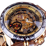 Mechanical Sport Design Bezel Fashion Watch Mens Luxury Wristwatch