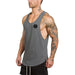 Gym Clothing Cotton Singlets Bodybuilding Tank Top Men's Fitness Sleeveless Vest